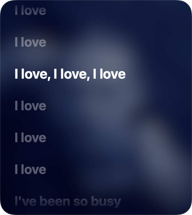 Rota synced lyrics mode